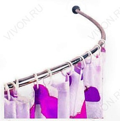 Aquanet 169482 Карниз для ванны IZABELLA 1600*700/7500 – фотография-1